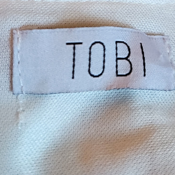 Tobi Blue Multicolor Sequined Aztec Mini Skirt S - Picture 3 of 8